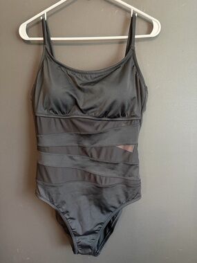 Shade and Shore Mid Rise One Piece Bathing Suit. NWT